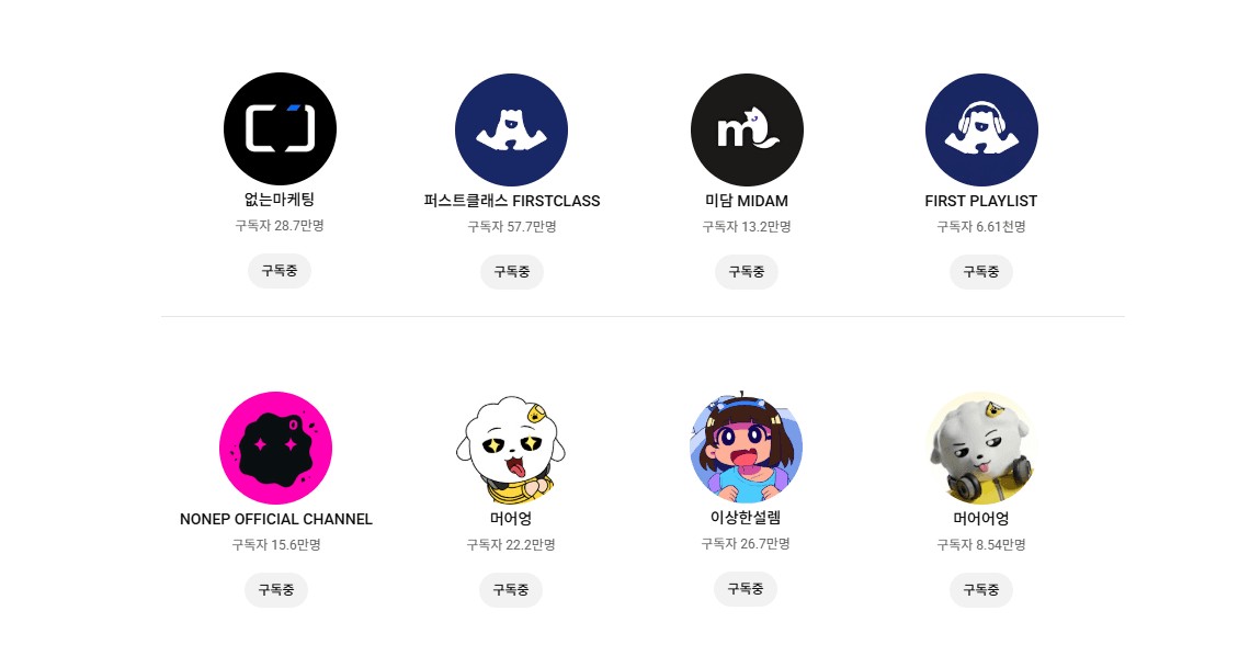 없는마케팅이 직접 만든 채널 성과 이미지